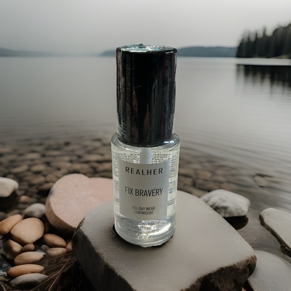 REALHER •‎ Fix Bravery • Lightweight Setting Spray • 60 ml / 2.03 oz • Sealed